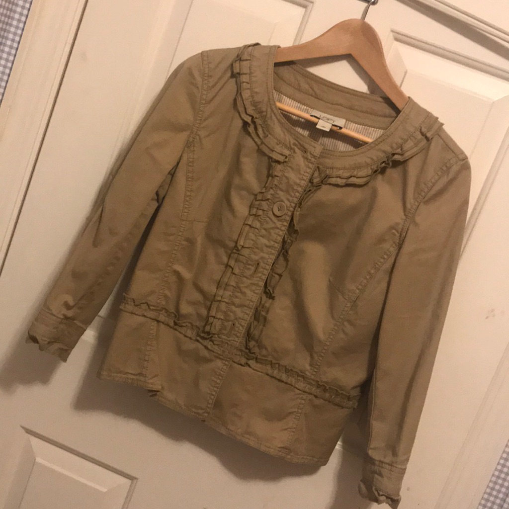 Ruffled Blazer